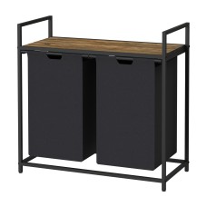 Laundry Basket Hamper With Shelf 